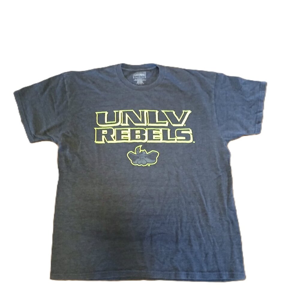 UNLV Rebels Champs T-Shirt Men’s XL Dark Gray NCAA College Tee